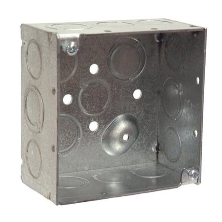 HOUSE Electrical Box, Square Box, Steel, Square HO2682847
